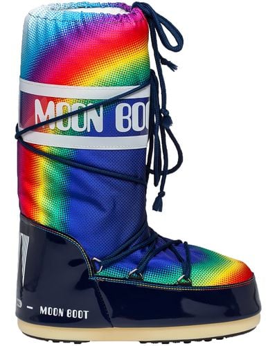 Tecnica Rainbow Water-Resistant Moon Boots - Multicolor