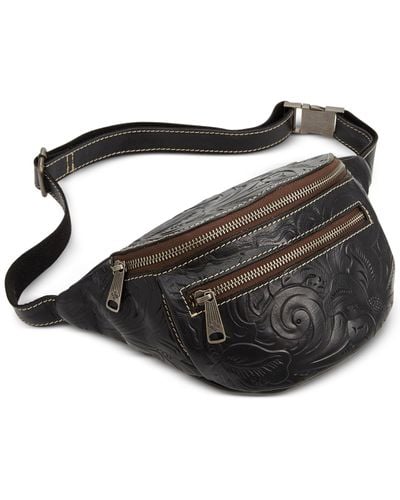Patricia Nash Tooled Cologne Fanny Pack - Black
