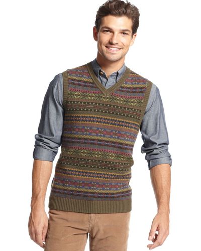 Tommy Hilfiger Harry Fair Isle Sweater Vest - Multicolor