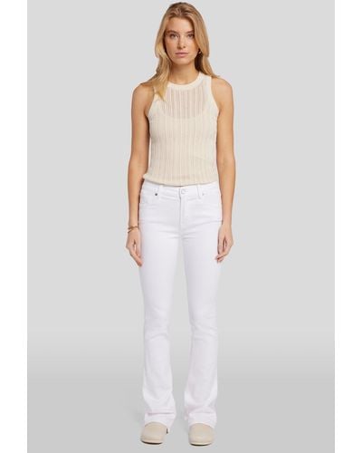 7 For All Mankind Bootcut Pure White