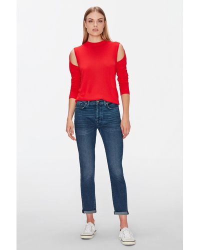 7 For All Mankind Josefina Luxe Vintage Spotlight - Red