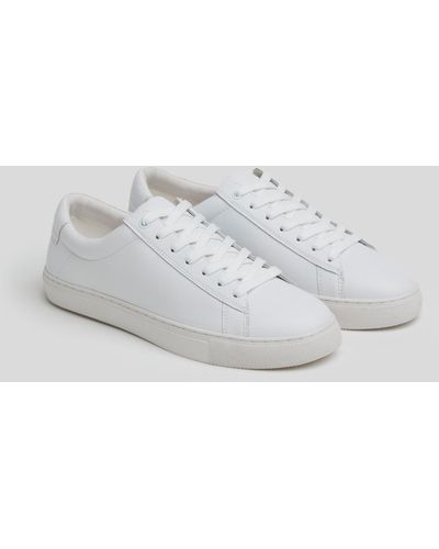 7 For All Mankind Cupsole Trainer Leather White