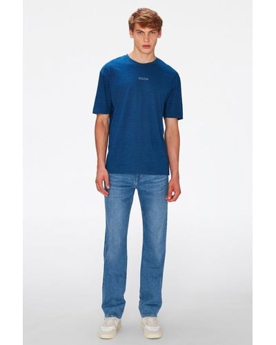 7 For All Mankind Standard Luxe Performance Eco Cascade Blue