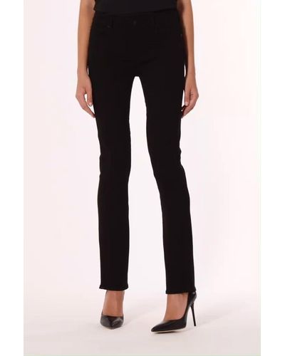 7 For All Mankind Kimmie Straight B(air) Eco Rinsed Black