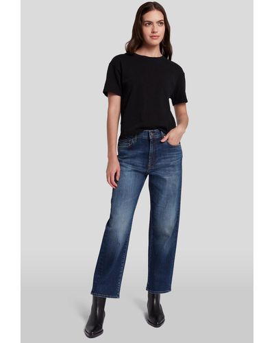 7 For All Mankind The Modern Straight Retro - Blue