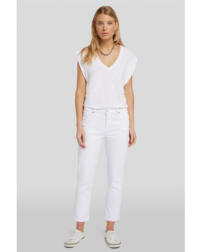 7 For All Mankind Josefina Luxe Vintage Soleil - White