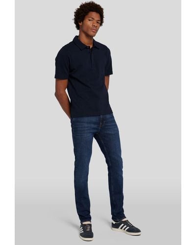 7 For All Mankind Paxtyn Stretch Tek Timeless - Blue