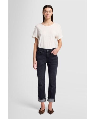 7 For All Mankind Relaxed Skinny Slim Illusion Space - Blue