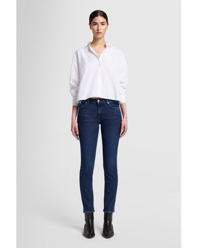 7 For All Mankind Roxanne Luxe Vintage Paradise Cove - Blue