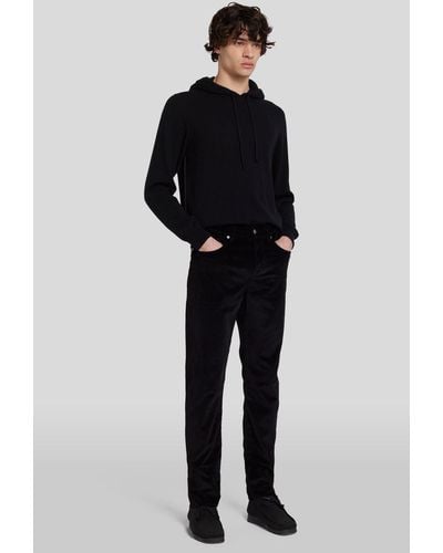 7 For All Mankind Slimmy Tapered Corduroy Black