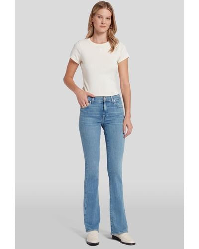 7 For All Mankind Bootcut Slim Illusion Intro - Blue