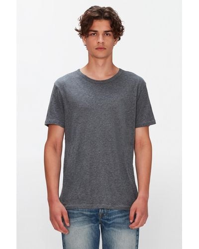 7 For All Mankind Featherweight Tee Cotton Heather Grey