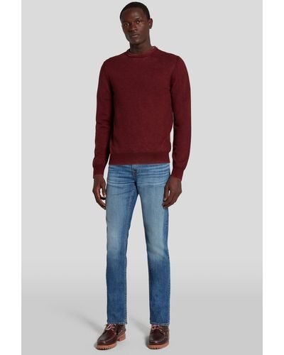 7 For All Mankind Slimmy Alameda - Red