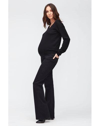 7 For All Mankind Bootcut Maternity Slim Illusion Luxe Gravity - Blue