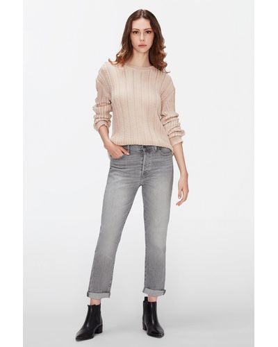 7 For All Mankind Josefina Luxe Vintage Moonlit - White