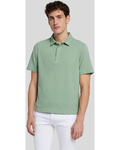 7 For All Mankind Polo Piquet Celadon - Green