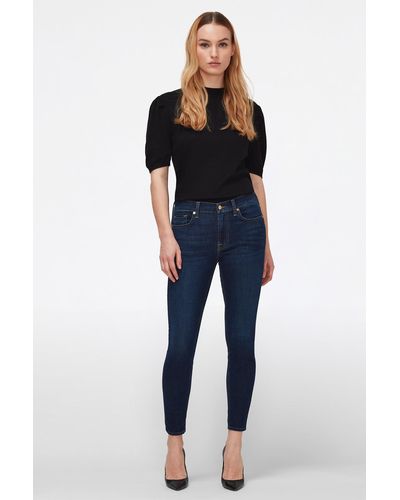 7 For All Mankind The Ankle Skinny B(air) Eco Rinsed Indigo - Blue