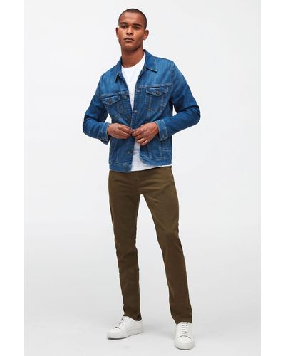 7 For All Mankind Slimmy Tapered Luxe Performance Plus Colour Army - Blue