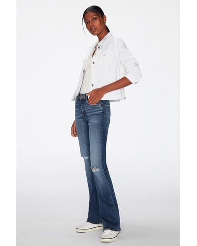 7 For All Mankind Bootcut Tailorless Matter Of Time - Blue