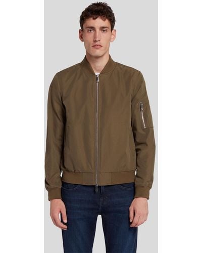 7 For All Mankind Bomber Jacket Tech Series Army - Green