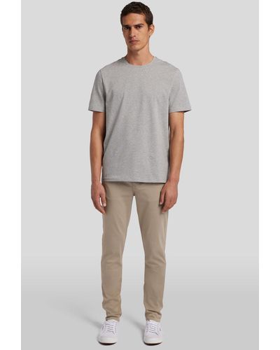 7 For All Mankind Slimmy Tapered Luxe Performance Plus Colour Shadow Grey