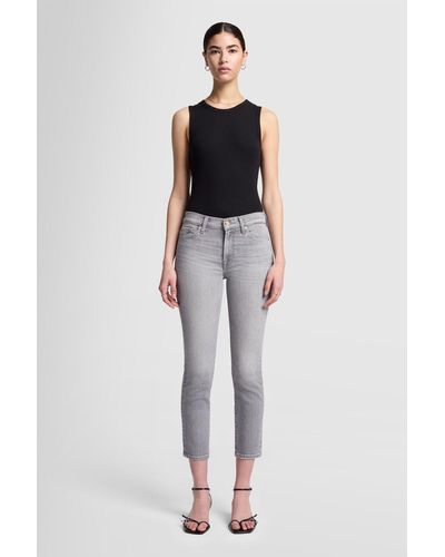 7 For All Mankind Roxanne Luxe Vintage Dust - Grey