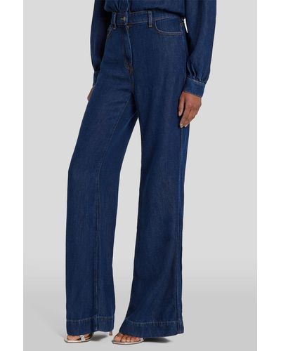 7 For All Mankind Tailored Jumpsuit Poppy - Blue