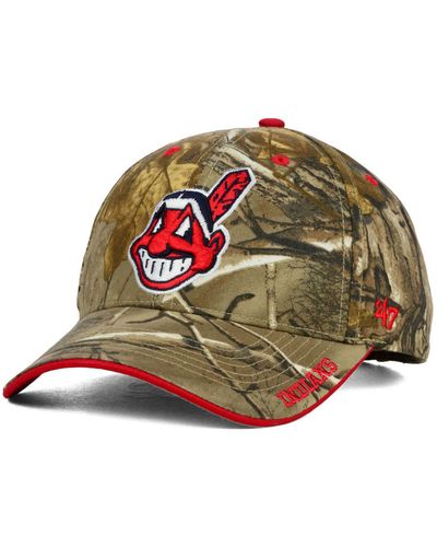 '47 Cleveland Indians Real Tree Frost Cap - Green