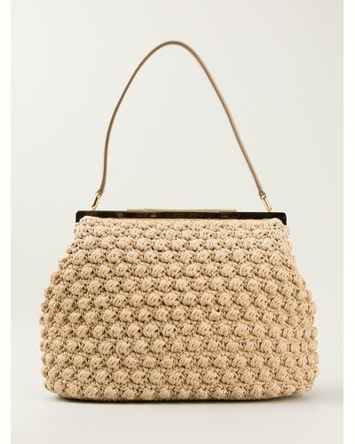 Dolce & Gabbana Medium Crochet Bag - Natural