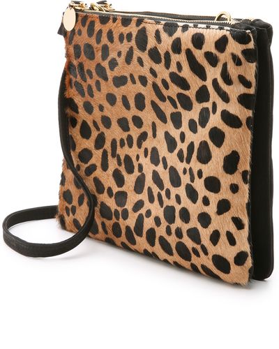 NWOT ANTHRO CLARE V LEOPARD MINI CAMERA CROSSBODY Bag COVETED GORG LUX 1  FLAW