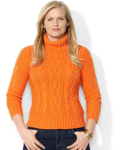 Orange Lauren by Ralph Lauren Sweaters and knitwear for Women | Lyst
