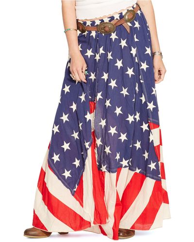 Denim & Supply Ralph Lauren Stars And Stripes Maxi Skirt - Multicolor