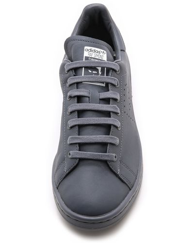 adidas By Raf Simons Stan Smith Leather Sneakers - Grey