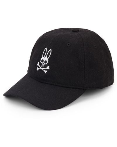 Psycho Bunny Skull-bunny Baseball Cap - Black