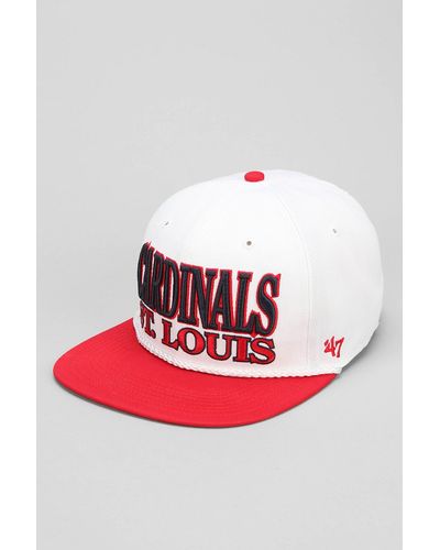 '47 47 Brand Tasty Rope St Louis Cardinals Strapback Hat - Red