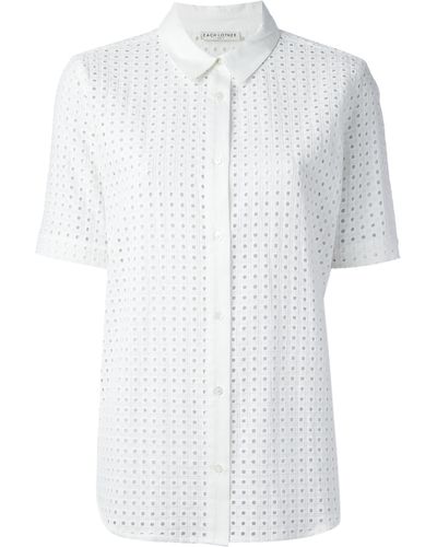 Each x Other Perforated Shirt - White
