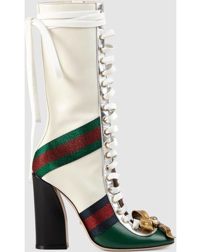 Gucci Finnlay Leather High Boot - Multicolor