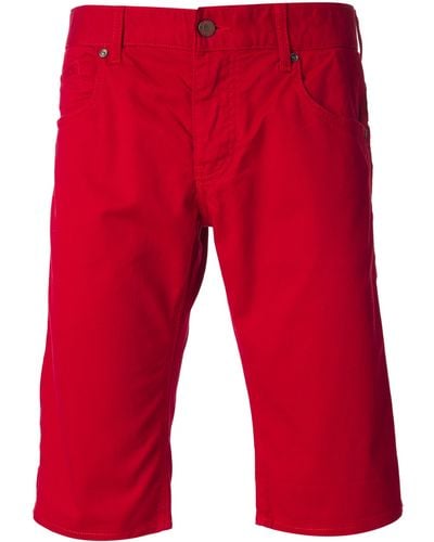 Armani Jeans Denim Shorts - Red