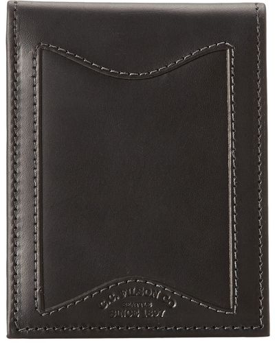 Filson Leather Outfitter Wallet - Black
