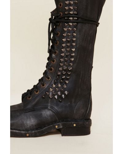 Jeffrey Campbell Studded Seattle Love Boot - Black