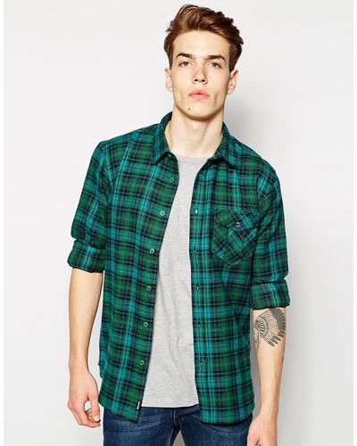 Bench Flannel Shirt - Green