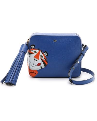 Anya Hindmarch Frosties Cross Body Bag - Electric Blue