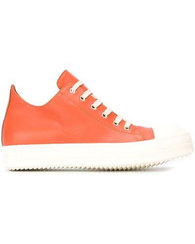 Rick Owens Lace-up Sneakers - Orange