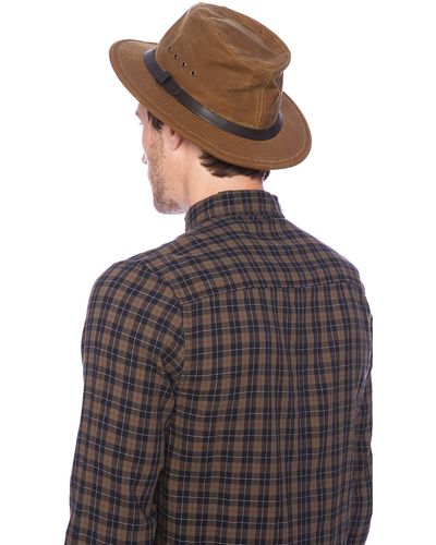 Filson Tin Cloth Packer Hat - Brown