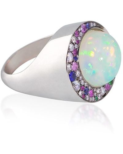 Noor Fares Eclipse Opal Ring - Multicolor