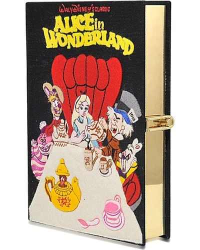 Olympia Le-Tan Alice In Wonderland Book Clutch - Multicolor