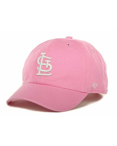 '47 Kids' St. Louis Cardinals Clean Up Cap - Pink