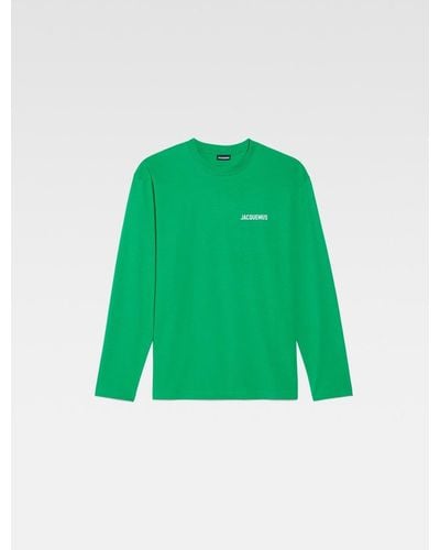 Jacquemus Le T-Shirt Manches Longues - Green