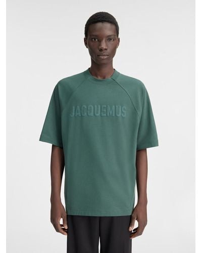 Jacquemus Le T-Shirt Typo - Green