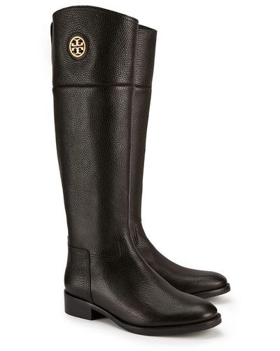 Tory Burch Junction Riding Boot, Extended Calf - Black